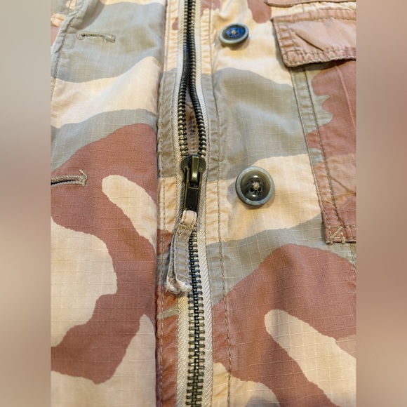 Free People "Seize the Day" Camo Military Jacket.  Size Small. - Picture 10 of 15
